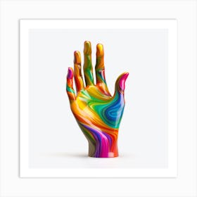 A Hand Art Print