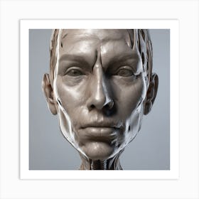 Human Head 5 Art Print