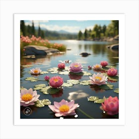 Water Lilies Art Print