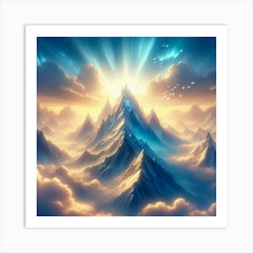 Sky And Clouds 5 Art Print