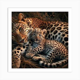 Leopard Cub 1 Art Print