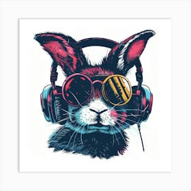 Chill Rabbit Vibes (12) Art Print