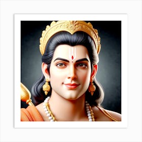 Lord Rama 1 Art Print