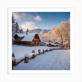 Rancho Nevado Art Print