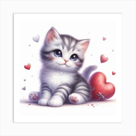 Kitten Art Print