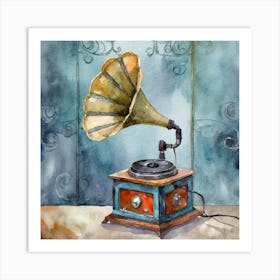 Gramophone Art Print