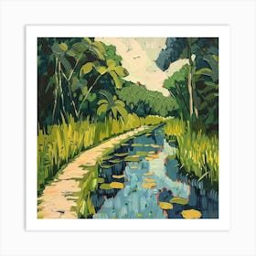 Path Through The Jungle 1 Art Print