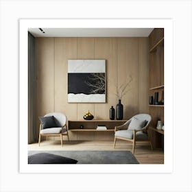 Modern Living Room 90 Art Print