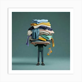 Laundry Time 1 Art Print