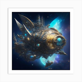 Spaceship 1 Art Print