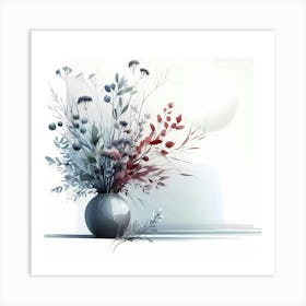 Flowers In A Vase 34 Art Print