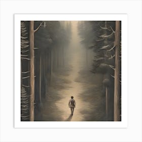 Forest Path 1 Art Print