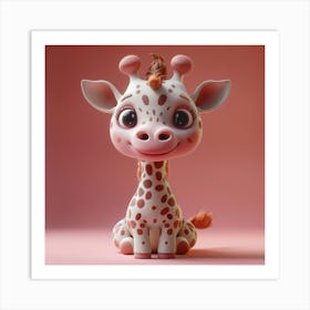 Giraffe 13 Art Print