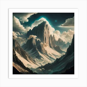 Mountain Landscape 18 Art Print