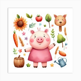 Peppa Pig 1 Art Print