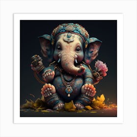Shree Ganesha 9 Art Print