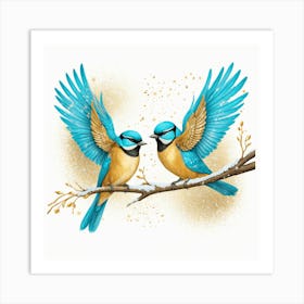 Blue Tit Art Print