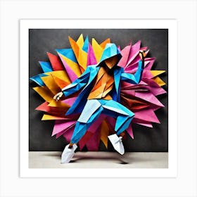 Origami Dancer 114 Art Print