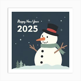 Asm Snowman Celebrating The New Year 2025 861a9894 F952 4c8a 888d Ccd213f4dd57 Poster