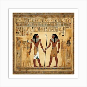 Egyptian Gods 1 Art Print