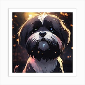 Shih Tzu 4 Art Print