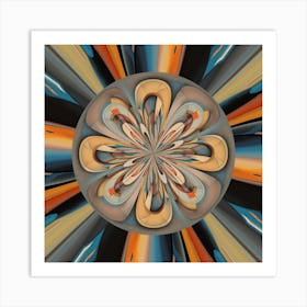 Whirling Geometry - #23 Art Print