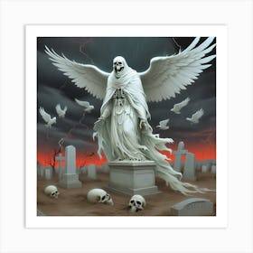 Angel Of Death 12 Art Print