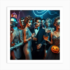 Halloween Party21 Art Print