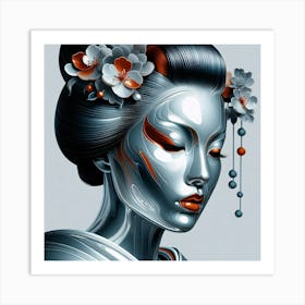 Japan Geisha Visual 51 Art Print