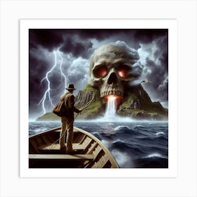 Man In A Boat 3 Art Print