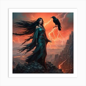 lightning of life Art Print