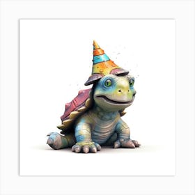 Birthday Turtle Art Print