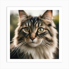 Portrait Of A Cat 9 Art Print
