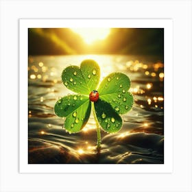 Four-leaf clover 2 Art Print