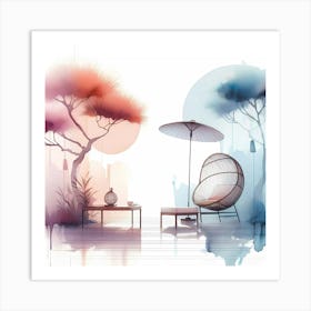 Watercolor Painting 16 Art Print