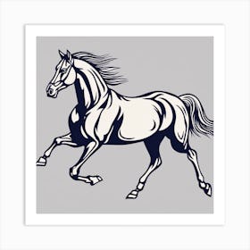 Horse Galloping 7 Art Print