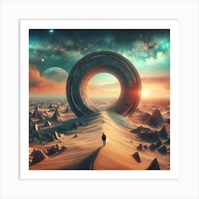 Stargate Planet (2) Art Print