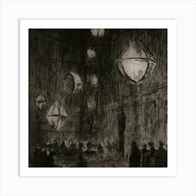 Night In Paris Art Print