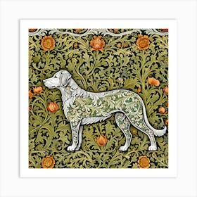 William Morris Dog 1 Art Print