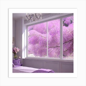 Lilac Tree Art Print
