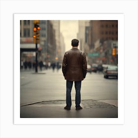 Man In The City Art Print