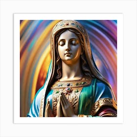 Mary art 2 Art Print