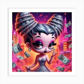 Money Girl 7 Art Print