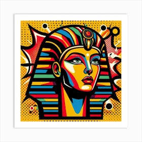 Pop Pharaoh Ankhkhafor Art Print