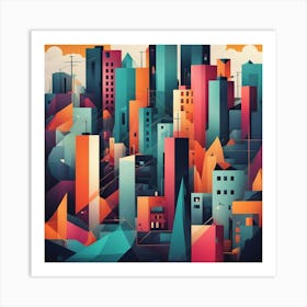 Cityscape 37 Art Print