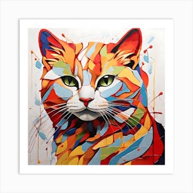 Cat Art Art Print