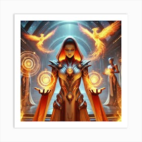 Kaida Ashheart Scifi Art Print