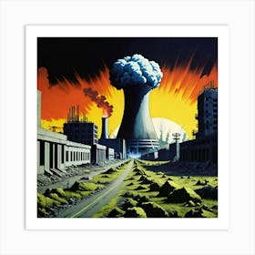 Nuclear Fallout 3 Art Print