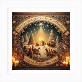 Nativity Scene Art Print