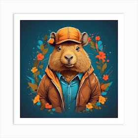 Capybara 5 Art Print